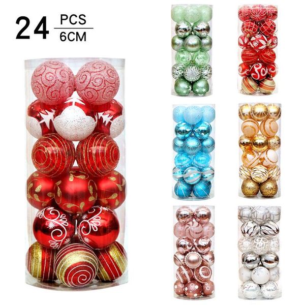 party decoration 6cm christmas ball ornaments xmas hanging tree decor 24pcs gift decorations for home year 2022
party decoration 6cm christmas ball ornaments xmas hanging tree decor 24pcs gift decorations for home year 2022