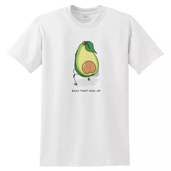 back that hass up funny avocado t-shirt christmas gift for vegan or vegetarian, White;black
back that hass up funny avocado t-shirt christmas gift for vegan or vegetarian, White;black