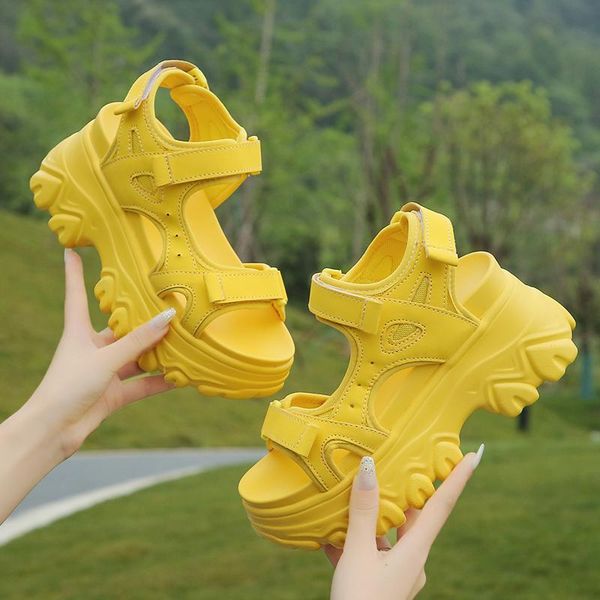 summer fashion platform sandals hook & loop casual high heels ladies white pink yellow colorful shoes for women, Black
summer fashion platform sandals hook & loop casual high heels ladies white pink yellow colorful shoes for women, Black
