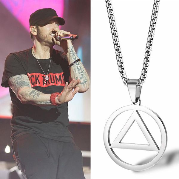 necklace men circle triangle pendant stainless steel necklaces chain on the neck fashion long hip hop male jewelry, Silver
necklace men circle triangle pendant stainless steel necklaces chain on the neck fashion long hip hop male jewelry, Silver