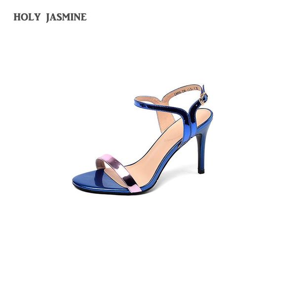 spring and summer genuine leather ladies ultra-heeled sandals with european american style womans shoes shearling, Black
spring and summer genuine leather ladies ultra-heeled sandals with european american style womans shoes shearling, Black