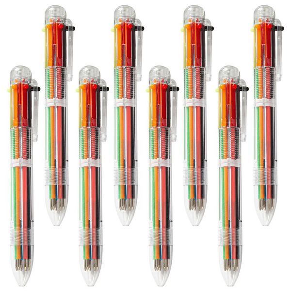 ballpoint pens 10pcs 6 colors in 1 transparent fashion multi function pen ball school office supply gift, Blue;orange
ballpoint pens 10pcs 6 colors in 1 transparent fashion multi function pen ball school office supply gift, Blue;orange