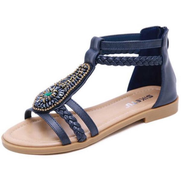 women summer bohemia flat sandals woman fashion beach casual retro rome shoes buty damskie xx216 210625, Black
women summer bohemia flat sandals woman fashion beach casual retro rome shoes buty damskie xx216 210625, Black