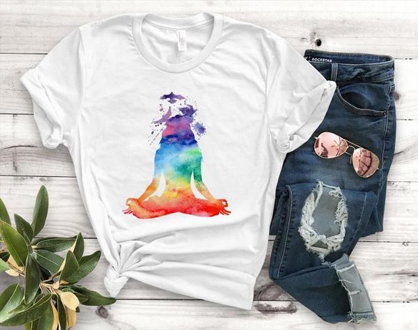 rainbow yoga colorful print and men t shirt womens women cotton casual funny for lady yong girl tee pm 108, White;black
rainbow yoga colorful print and men t shirt womens women cotton casual funny for lady yong girl tee pm 108, White;black