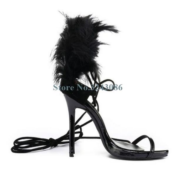 dress shoes open toe single strap thin high heel sandals black feather show elegant banquet women leather ankle
dress shoes open toe single strap thin high heel sandals black feather show elegant banquet women leather ankle