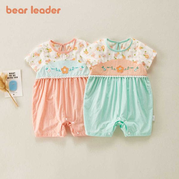 bear leader baby girls summer embriodery flowers rompers toddler casual rompers for infant princess cute bodysuits outfits 0-2y 210708, Blue
bear leader baby girls summer embriodery flowers rompers toddler casual rompers for infant princess cute bodysuits outfits 0-2y 210708, Blue