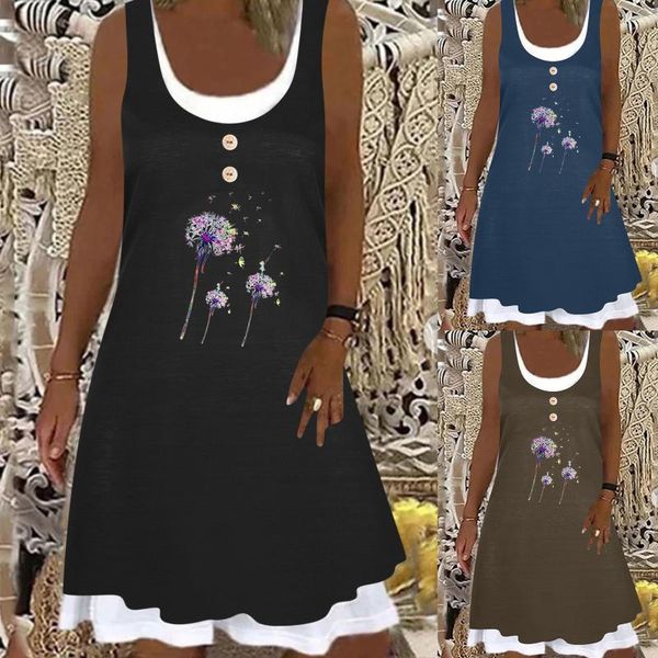 party dresses women tropical print halter backless two-piece maxi sleeveless beach dress fake button decoration, White;black
party dresses women tropical print halter backless two-piece maxi sleeveless beach dress fake button decoration, White;black
