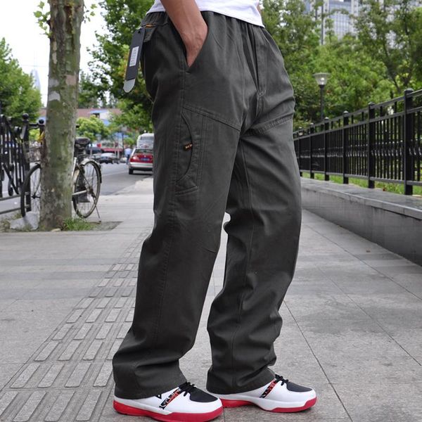 men's pants 2021 cotton cargo casual loose mens pant multi pocket military long trousers men plus size 6xl, Black
men's pants 2021 cotton cargo casual loose mens pant multi pocket military long trousers men plus size 6xl, Black