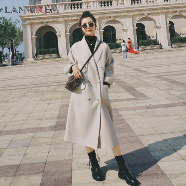 women's wool & blends lanmrem white black double-breasted all-match loose long warm long-sleeved autumn woolen coat for female fashion
women's wool & blends lanmrem white black double-breasted all-match loose long warm long-sleeved autumn woolen coat for female fashion