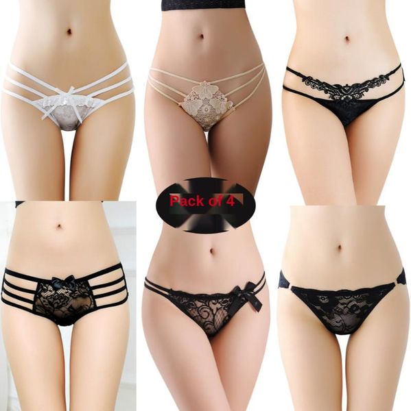 women's panties 4 packs of transparent feminine lace embroidery low-waist briefs japanese summer temptation pants lingerie thong, Black;pink
women's panties 4 packs of transparent feminine lace embroidery low-waist briefs japanese summer temptation pants lingerie thong, Black;pink