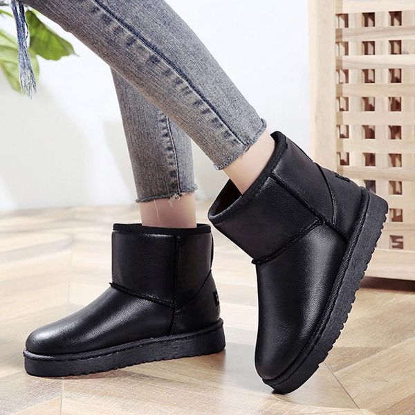 boots cozok 2021 winter waterproof snow women slip on flat heels cotton padded shoes woman warm thick plush ankle botas mujer, Black
boots cozok 2021 winter waterproof snow women slip on flat heels cotton padded shoes woman warm thick plush ankle botas mujer, Black