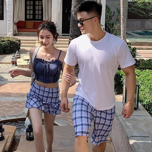 swimsuit girl swimwear separate swim wear brazilian bikini for girls two piece blue grid underwire bracket couple three one-piece suits
swimsuit girl swimwear separate swim wear brazilian bikini for girls two piece blue grid underwire bracket couple three one-piece suits