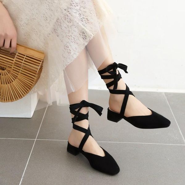 dress shoes fairies sandals retro ballet chunky heels style middle high french womens dancing, Black
dress shoes fairies sandals retro ballet chunky heels style middle high french womens dancing, Black