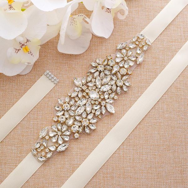 wedding sashes sesthfar rhinestones ribbons bridal sash gold crystal belt with for party gown, White
wedding sashes sesthfar rhinestones ribbons bridal sash gold crystal belt with for party gown, White