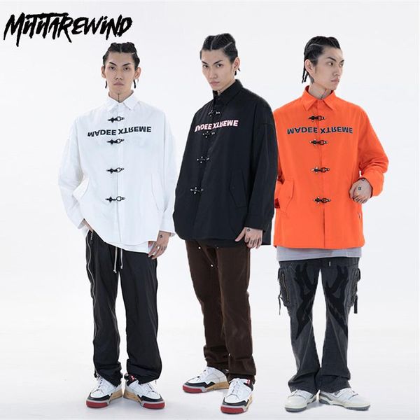 chinese style men's clothes retro jacket men coat tang suit hanging buckles jackets male loose hip hop streetwear outerwear, Black;brown
chinese style men's clothes retro jacket men coat tang suit hanging buckles jackets male loose hip hop streetwear outerwear, Black;brown