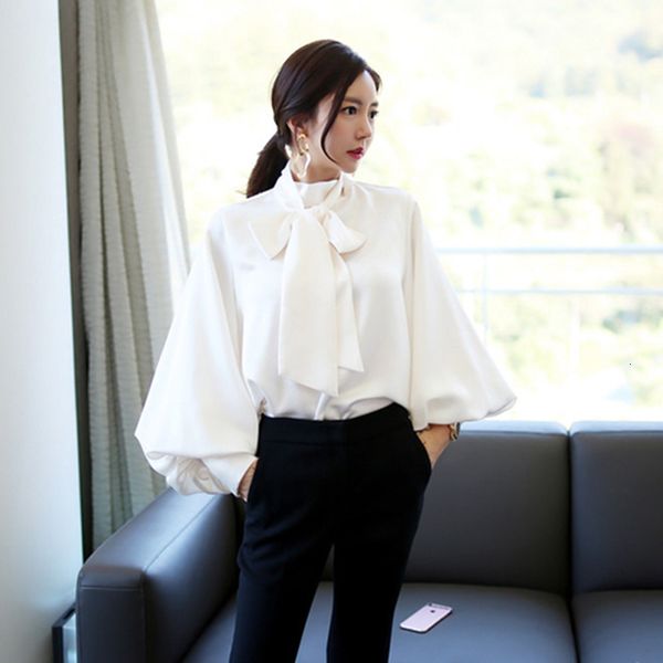 women's blouses & shirts arrival korea fashion spring autumn women lantern sleeve loose shirts lacing bow sweet ol blouse female, White
women's blouses & shirts arrival korea fashion spring autumn women lantern sleeve loose shirts lacing bow sweet ol blouse female, White