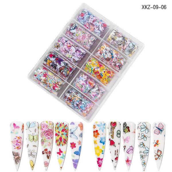 10pcs/box animal spots butterfly flower snakeskin marble nail foil transfer foils decorations idea art decals stickers kits
10pcs/box animal spots butterfly flower snakeskin marble nail foil transfer foils decorations idea art decals stickers kits