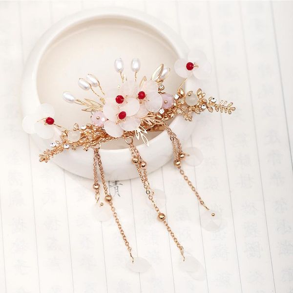 other getnoivas fairy beauty vintage headband gold color flower shape hair clip pendant tassel pin bride accessories sl, Golden;white
other getnoivas fairy beauty vintage headband gold color flower shape hair clip pendant tassel pin bride accessories sl, Golden;white