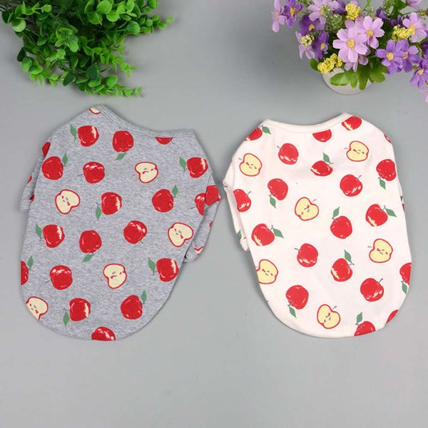 the dog clothes kimberley apple printed t-shirt pet teddy clothing small dog style in spring and summer
the dog clothes kimberley apple printed t-shirt pet teddy clothing small dog style in spring and summer