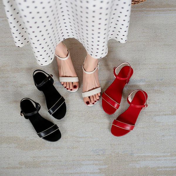 sandals woman 2021 summer low heels black red beige casual elegant back strap minimalist pu comfortable girl student
sandals woman 2021 summer low heels black red beige casual elegant back strap minimalist pu comfortable girl student