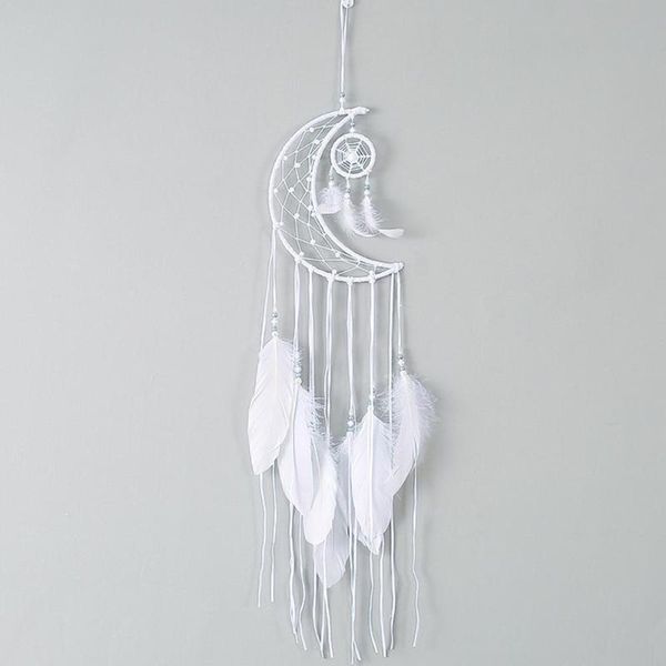 decorative objects & figurines feather crafts dream catchers moon wind chimes mini handmade windchime net for wall hanging car home balcony
decorative objects & figurines feather crafts dream catchers moon wind chimes mini handmade windchime net for wall hanging car home balcony