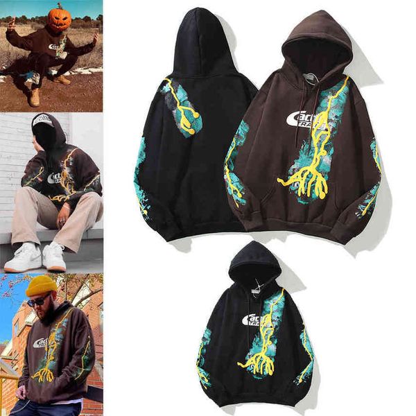 men's hoodies and flash print sweatshirts, loose cat jack street clothes, wonen, strange things, Black
men's hoodies and flash print sweatshirts, loose cat jack street clothes, wonen, strange things, Black
