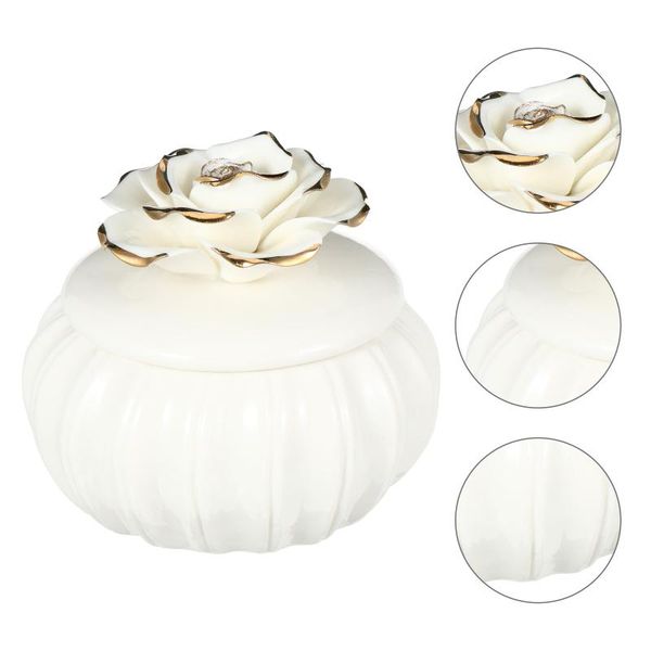 storage bottles & jars 1pc portable jewelry case ceramics container rose design box
storage bottles & jars 1pc portable jewelry case ceramics container rose design box