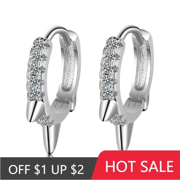 hoop & huggie popacc 925 sterling silver punk style single row zircon earrings simple earring for women gift jewelry, Golden;silver
hoop & huggie popacc 925 sterling silver punk style single row zircon earrings simple earring for women gift jewelry, Golden;silver