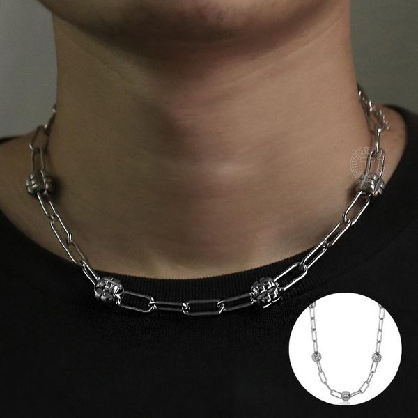 chains chic necklaces for women men knot charm stainless steel paperclip link chain 20inch fashion jewelry wholesale gifts ldn283, Silver
chains chic necklaces for women men knot charm stainless steel paperclip link chain 20inch fashion jewelry wholesale gifts ldn283, Silver