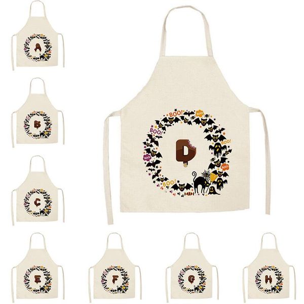 aprons halloween letter alphabet pattern kitchen apron for woman sleeveless cotton linen cooking home cleaning tools 55*68 cm
aprons halloween letter alphabet pattern kitchen apron for woman sleeveless cotton linen cooking home cleaning tools 55*68 cm