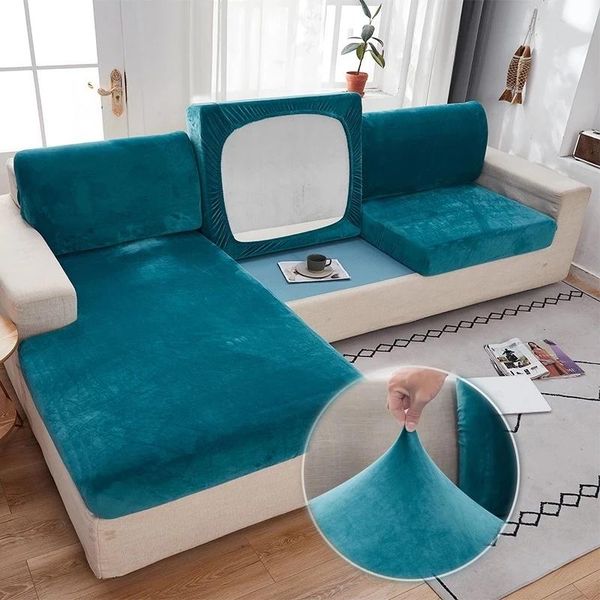 chair covers thick velvet sofa cushion cover solid color elastic protection for living room 1/2/3/4 seater sofas case
chair covers thick velvet sofa cushion cover solid color elastic protection for living room 1/2/3/4 seater sofas case
