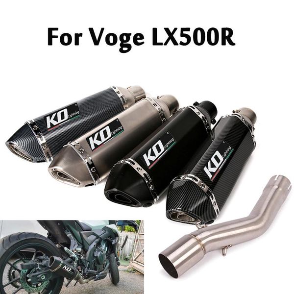 for voge lx500r motorcycle exhaust mid link pipe connecting tube + 51mm baffles muffler tips slip on modified system
for voge lx500r motorcycle exhaust mid link pipe connecting tube + 51mm baffles muffler tips slip on modified system