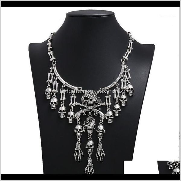 pendant jewelrylzhlq exaggeration necklaces & pendants fashion rock punk skull statement collares necklace vintage women jewelry1 drop deliv, Silver
pendant jewelrylzhlq exaggeration necklaces & pendants fashion rock punk skull statement collares necklace vintage women jewelry1 drop deliv, Silver