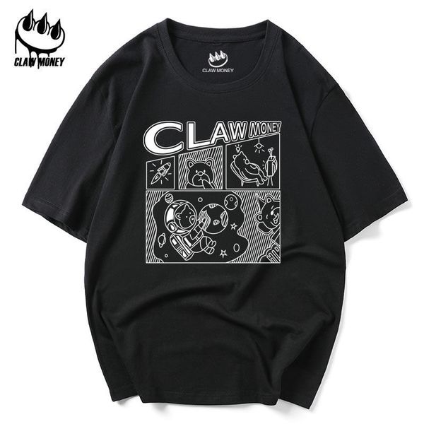 clay money 2021 new bear short half sleeve men's and women's all cotton lovers on t-shirt trend, White;black
clay money 2021 new bear short half sleeve men's and women's all cotton lovers on t-shirt trend, White;black