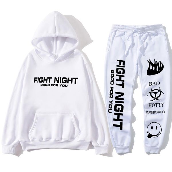 jogging clothing set printed long sweatshirt + sports pants men and women white street trousers autumn winter fashion hoodie, Black;red
jogging clothing set printed long sweatshirt + sports pants men and women white street trousers autumn winter fashion hoodie, Black;red