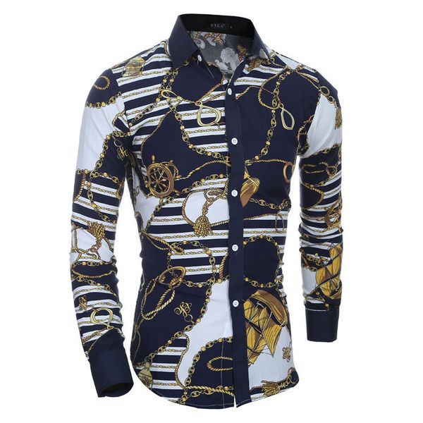 men's shirts 2021 spring classic decor slim fit casual long sleeve shirt 5116, White;black
men's shirts 2021 spring classic decor slim fit casual long sleeve shirt 5116, White;black