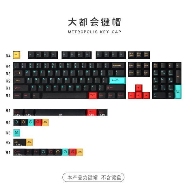 keys metropolita pbt keycaps cherry profile key cap for 61 68 84 87 104 mx switch mechanical gaming keyboard keyboards
keys metropolita pbt keycaps cherry profile key cap for 61 68 84 87 104 mx switch mechanical gaming keyboard keyboards