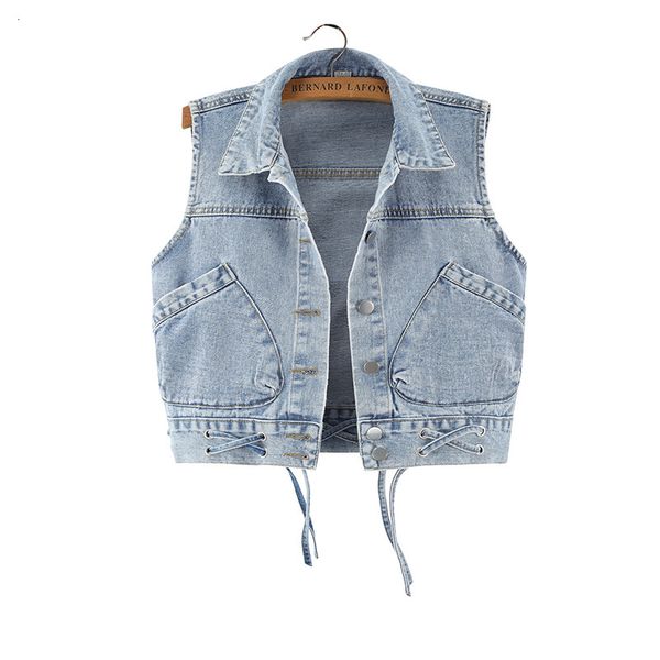 jackets women's sleeveless jacket spring autumn short waistcoat female denim vests single-breasted plus size jeans coat 4xl 5xl jc189, Black;brown
jackets women's sleeveless jacket spring autumn short waistcoat female denim vests single-breasted plus size jeans coat 4xl 5xl jc189, Black;brown