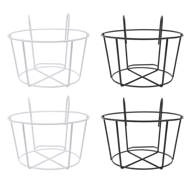hooks & rails 4pcs wall hanging flowerpot holder chic round plant pot rack bonsai 
hooks & rails 4pcs wall hanging flowerpot holder chic round plant pot rack bonsai