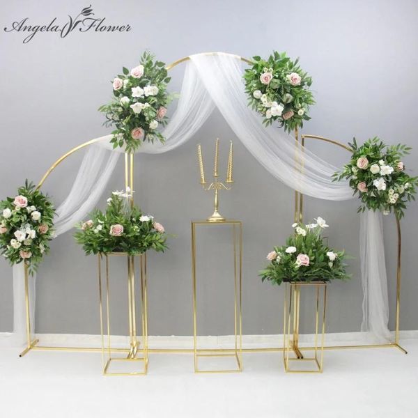 decorative flowers & wreaths 3 pcs/set gold-plated shiny arch screen geometric flower stand with elastic fabric cloth cover wedding frame ba
decorative flowers & wreaths 3 pcs/set gold-plated shiny arch screen geometric flower stand with elastic fabric cloth cover wedding frame ba
