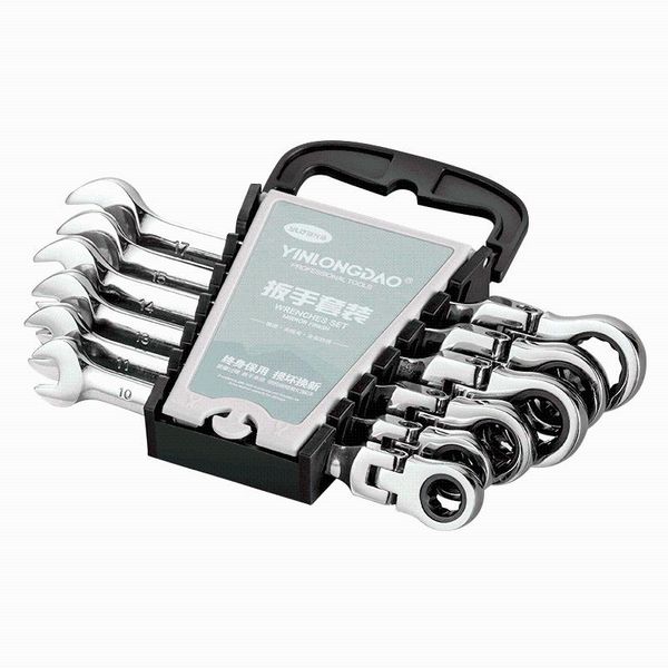 hand tools 6pcs/set crv steel 72 teeth ratchet wrench set multiuse wrenches dual use spanners kit fixed/movable head combination tool
hand tools 6pcs/set crv steel 72 teeth ratchet wrench set multiuse wrenches dual use spanners kit fixed/movable head combination tool