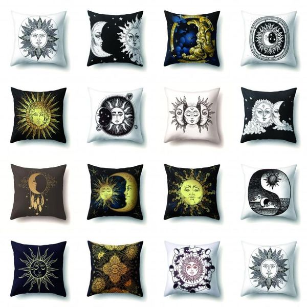 cushion/decorative pillow sun moon cushion cover black gold sofa pillowcase car waist case decoration salon housse de coussin 45x45cm
cushion/decorative pillow sun moon cushion cover black gold sofa pillowcase car waist case decoration salon housse de coussin 45x45cm