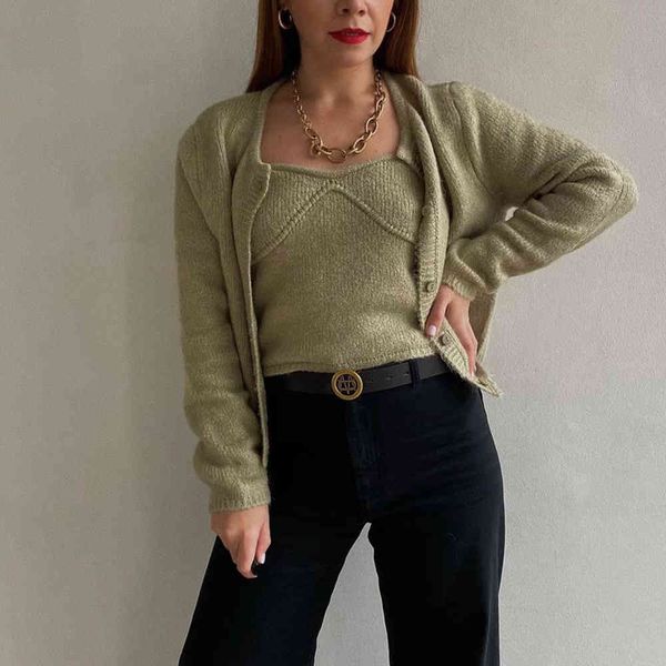 spring fall winter women knit cardigan long sleeves o-neck crop sweater casual fashion chic knitted 210420, White;black
spring fall winter women knit cardigan long sleeves o-neck crop sweater casual fashion chic knitted 210420, White;black