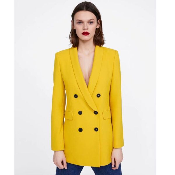 women's suits & blazers blazer jacket women fashion runway designers long sleeve coat elegant double breasted cotton female ladies, White;black
women's suits & blazers blazer jacket women fashion runway designers long sleeve coat elegant double breasted cotton female ladies, White;black