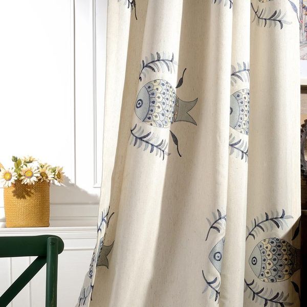 fish pattern curtain cloth cotton linen embroidery bedroom living room study balcony blackout curtains & drapes
fish pattern curtain cloth cotton linen embroidery bedroom living room study balcony blackout curtains & drapes