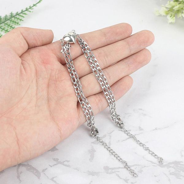 charm bracelets 2pcs/set heart shaped bracelet for couples angel lock men's women's jewelry gifts, Golden;silver
charm bracelets 2pcs/set heart shaped bracelet for couples angel lock men's women's jewelry gifts, Golden;silver