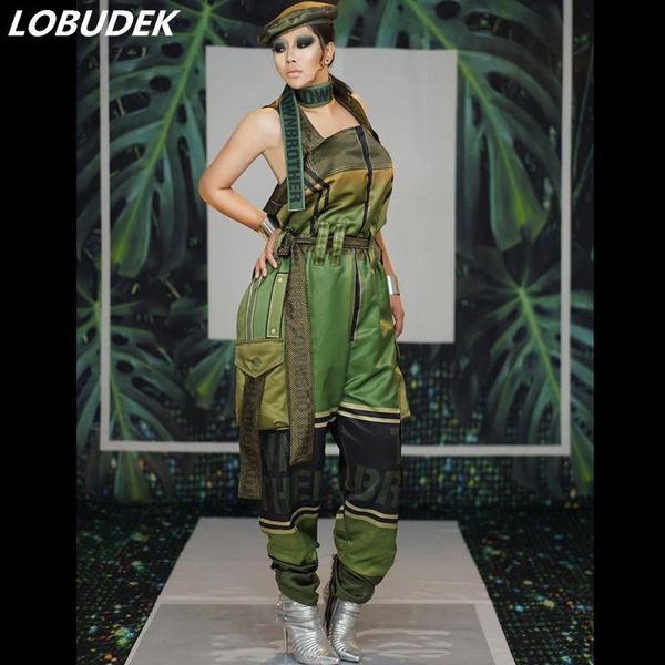 women's jumpsuits & rompers men women jumpsuit army green overalls uniform sleeveless loose bar nightclub stage singer dancer performan, Black;white
women's jumpsuits & rompers men women jumpsuit army green overalls uniform sleeveless loose bar nightclub stage singer dancer performan, Black;white