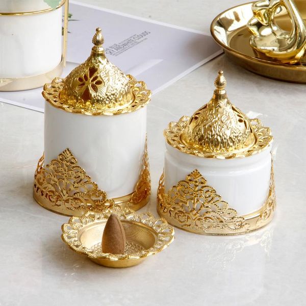 gold modern small arabic style incense burner cup sticks holder ceramic decoracion para el hogar aroma bk50xx fragrance lamps
gold modern small arabic style incense burner cup sticks holder ceramic decoracion para el hogar aroma bk50xx fragrance lamps