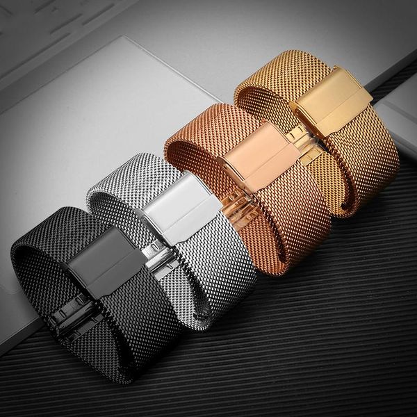 watch bands milanese metal wristband for samsung galaxy 3 active 2 41mm 40mm 44mm 42mm gear sport s2 stainless steel strap watchband, Black;brown
watch bands milanese metal wristband for samsung galaxy 3 active 2 41mm 40mm 44mm 42mm gear sport s2 stainless steel strap watchband, Black;brown