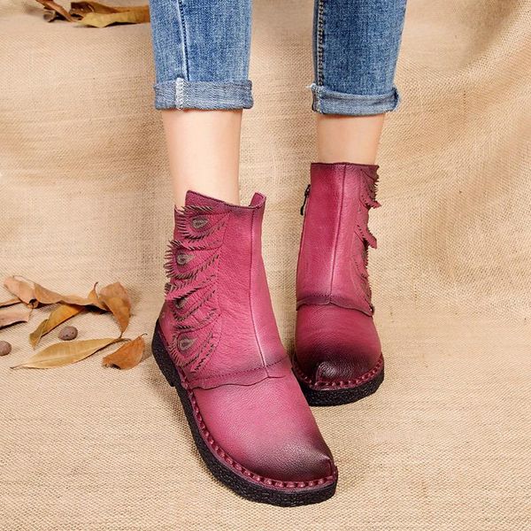 boots 2021 autumn and winter plus velvet short women's flat zipper round head sewing thread cattle mother, Black
boots 2021 autumn and winter plus velvet short women's flat zipper round head sewing thread cattle mother, Black